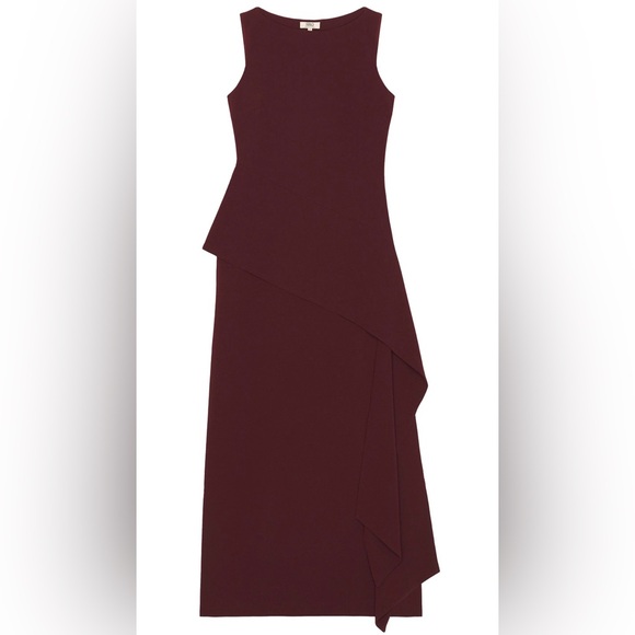 SRG Eloise Dress XS NWT Oxblood Sofia Richie Grainge - Picture 16 of 16